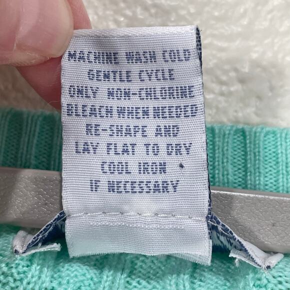 Vtg 90s Y2k Aeropostale Pastel Stripe Sweater Whimsy Kawaii Cutecore Preppy M - Picture 4 of 4